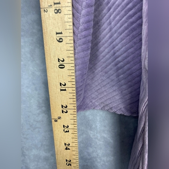 & Other Stories Lilac Corduroy Wrap Button Front Mini Dress M - Picture 12 of 13